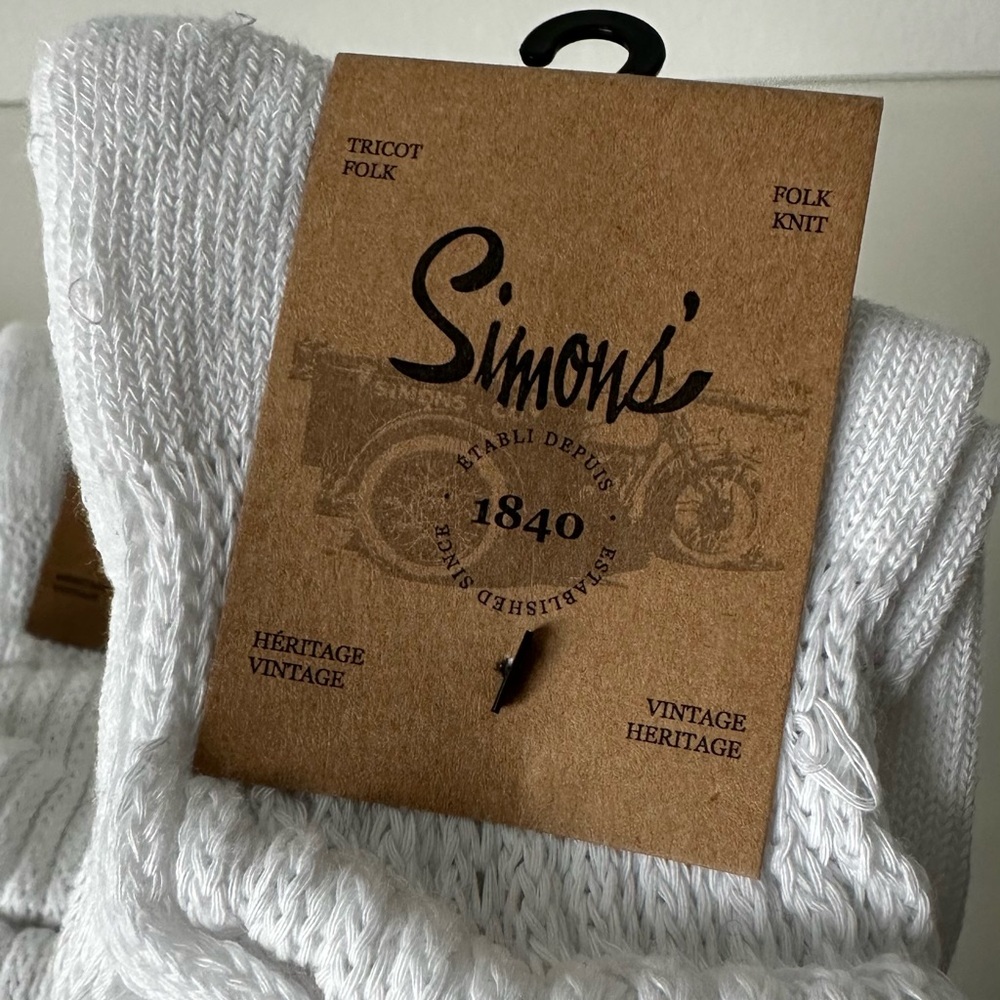 SOLD - Simons Ribbed slouchy socks - Picture 4 of 4
